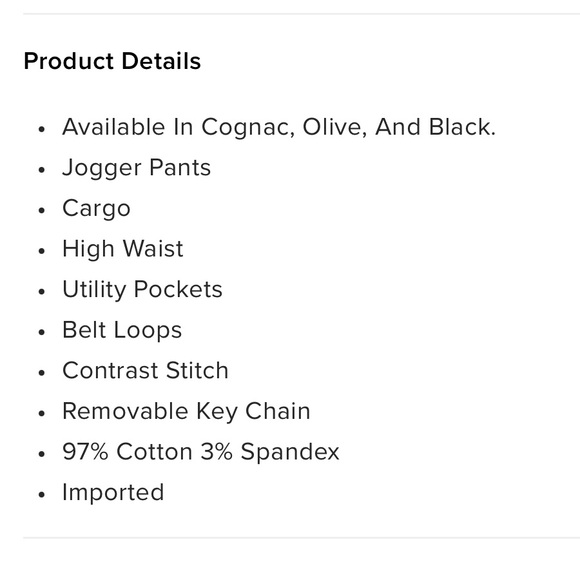 Always Good Vibes Cargo Pants 30 -Black - Picture 7 of 12